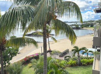 À louer un ravissant appartement pieds dans l’eau avec vue mer exceptionnelle à Pointe aux Biches Maurice