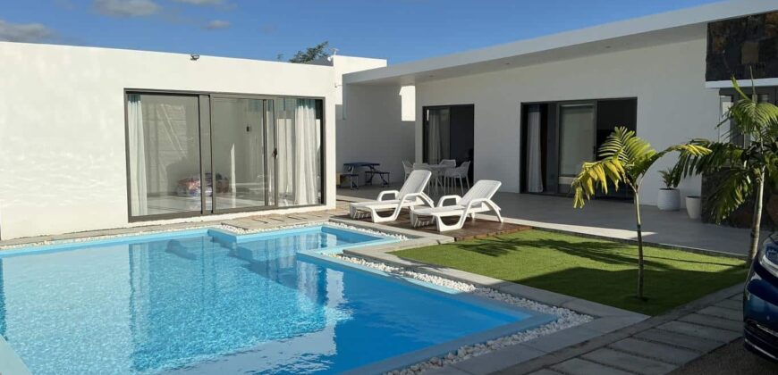 Location d’une élégante villa contemporaine de 170 m² avec dépendance à Chemin 20 Pieds, Grand Baie Maurice