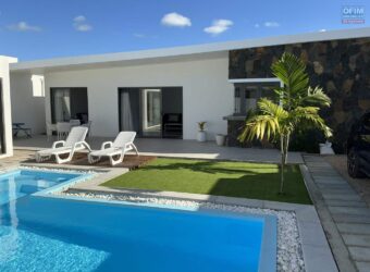Location d’une élégante villa contemporaine de 170 m² avec dépendance à Chemin 20 Pieds, Grand Baie Maurice