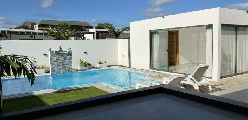 Location d’une élégante villa contemporaine de 170 m² avec dépendance à Chemin 20 Pieds, Grand Baie Maurice