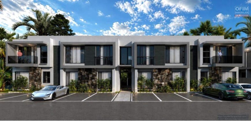 À vendre projet d’appartements avec piscine commune dans le secteur prisé de Flic en Flac Maurice