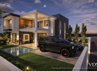 En vente une villa neuve ultra moderne de 247 m² située à Sottise Road Grand Baie Maurice