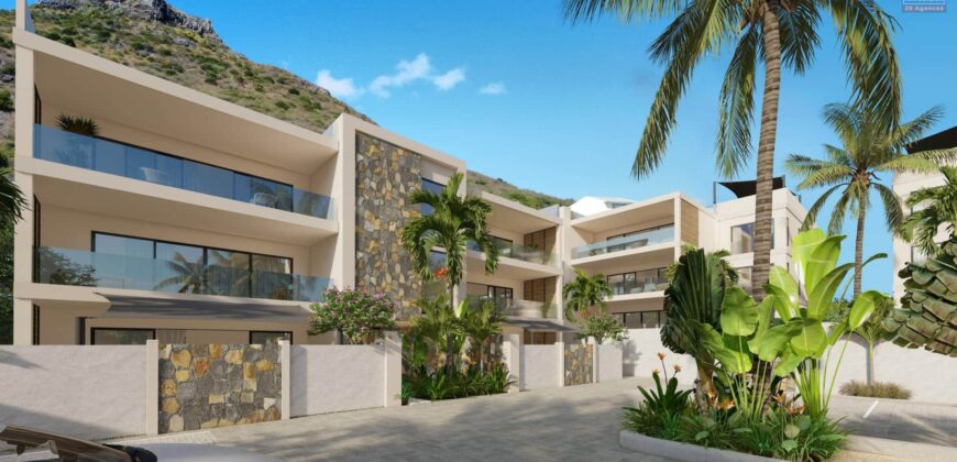En vente des appartements et penthouse de luxe avec piscine privée à Tamarin, île Maurice