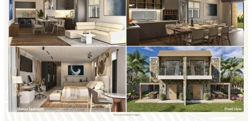 À vendre – Villa en duplex neuve clés en main au cœur d’un quartier résidentiel prisé du nord, à Pereybère, Île Maurice