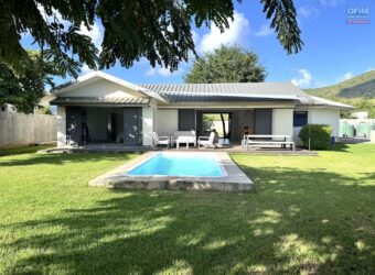 Location d’une villa moderne avec piscine et terrasse à Tamarin Maurice