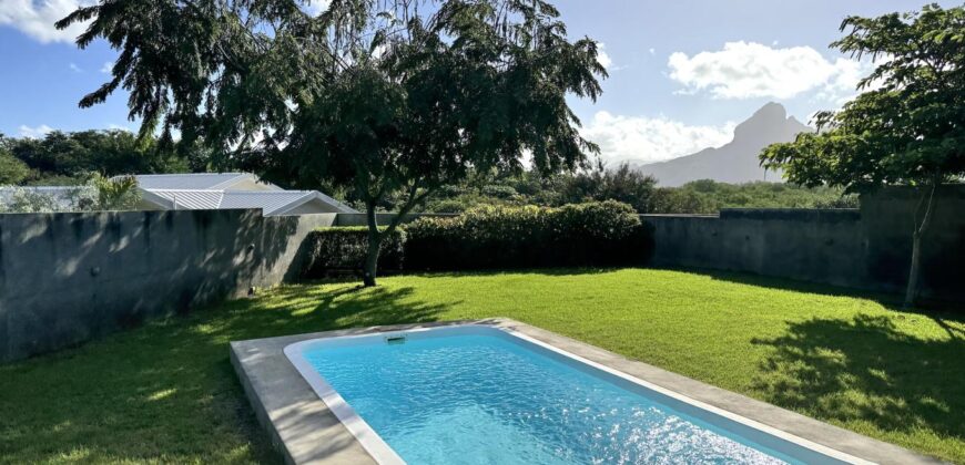 Location d’une villa moderne avec piscine et terrasse à Tamarin Maurice