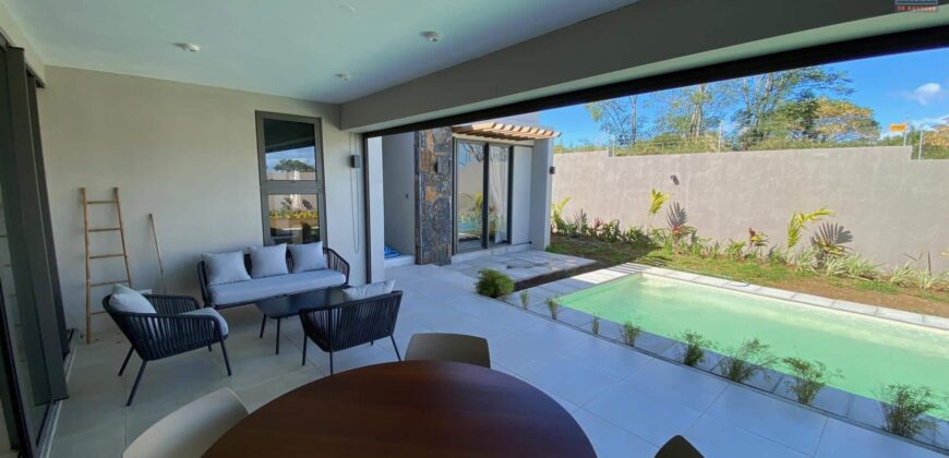À louer villa haut de gamme 206 m² avec piscine dans complexe sécurisé à Grand Baie Maurice