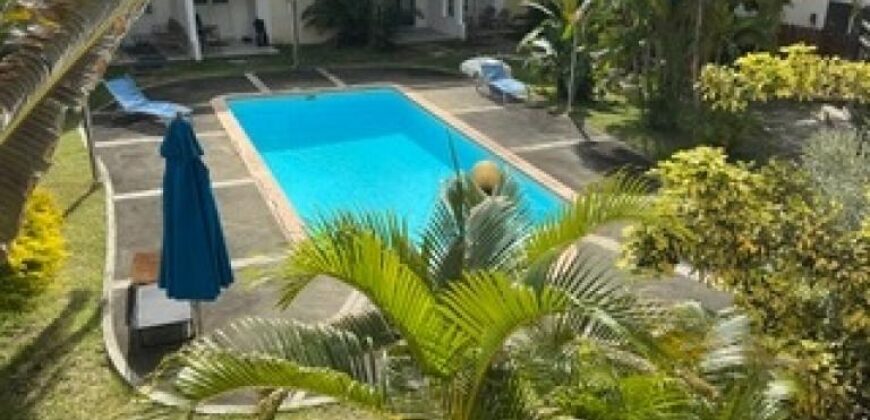 À louer un triplex familial avec piscine à deux pas de la plage à Pereybère Maurice