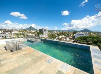 Location d’un magnifique appartement neuf avec piscine à deux pas de la plage de Flic en Flac, Maurice
