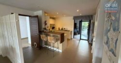 À vendre un magnifique appartement meublé avec jardin privatif dans la résidence Azuri à Roches Noires Maurice