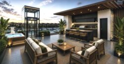 En vente une luxueuse villa de 340 m² avec piscine, rooftop et accès privé à la mer à Rivière Noire Maurice
