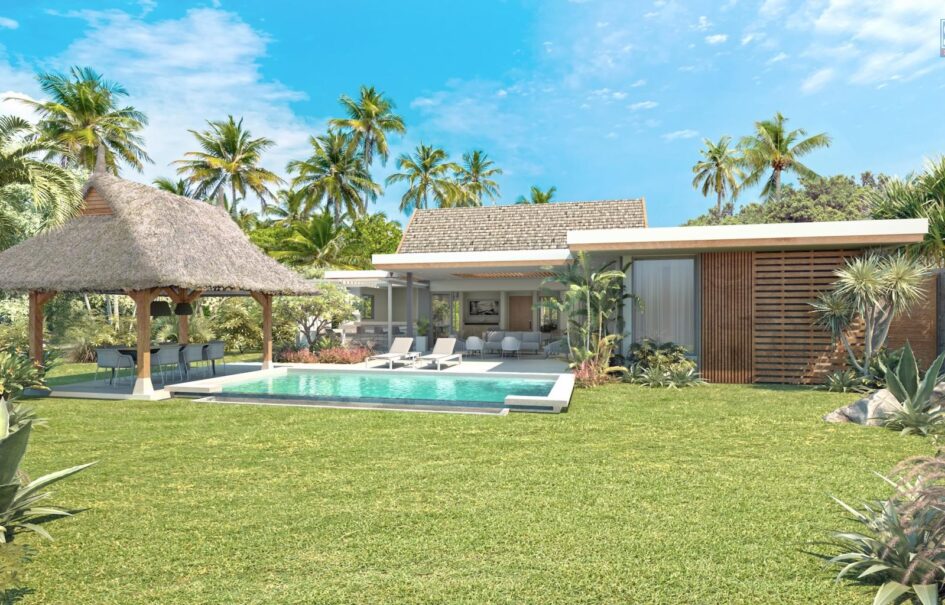 En vente une élégante villa de 348 m² édifiée sur un terrain de 1 216 m² à Pointe d’Esny Le Village Maurice