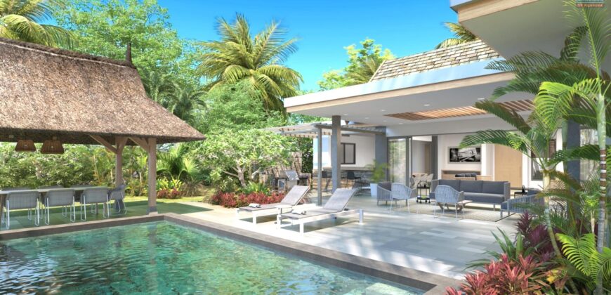 En vente une élégante villa de 348 m² édifiée sur un terrain de 1 216 m² à Pointe d’Esny Le Village Maurice