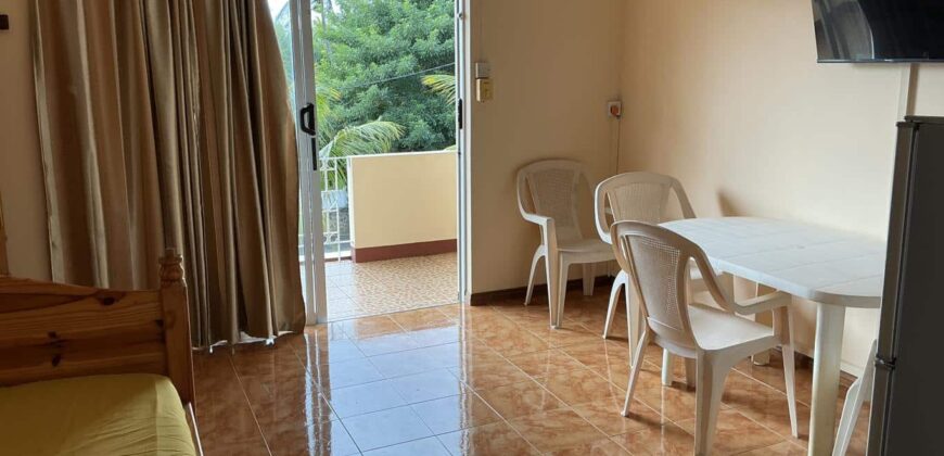 À louer studio meublé situé dans une résidence sécurisée à Péreybère Île Maurice