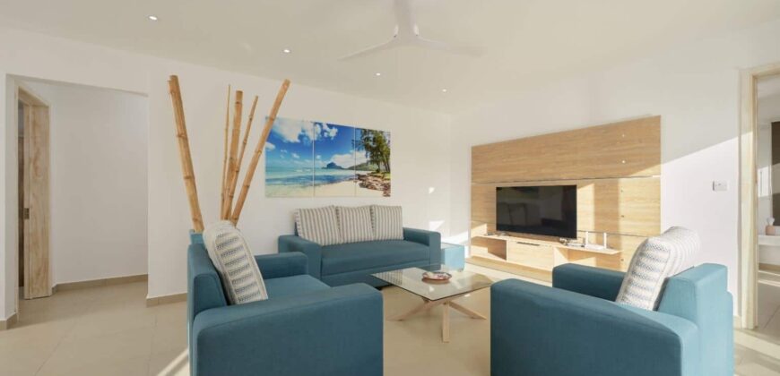 En vente cette élégante villa contemporaine T4 meublée de 140 m2 située à Grand Baie île Maurice