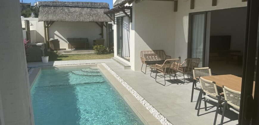 Location d’une villa récente avec piscine proche de plages et commerces à Grand Gaube Maurice