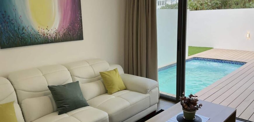 En vente une villa récente meublée à quelques pas de la plage à Trou aux Biches Maurice